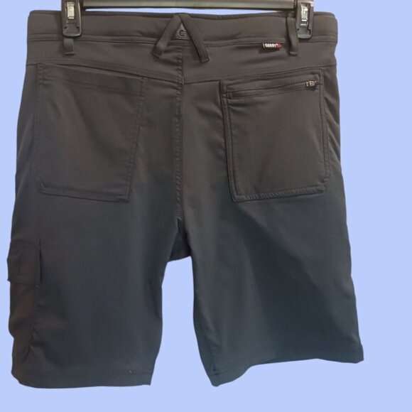 Gerry Stretch Cargo 5 pocket  black color Size 34 Hiking Short - Picture 2 of 13
